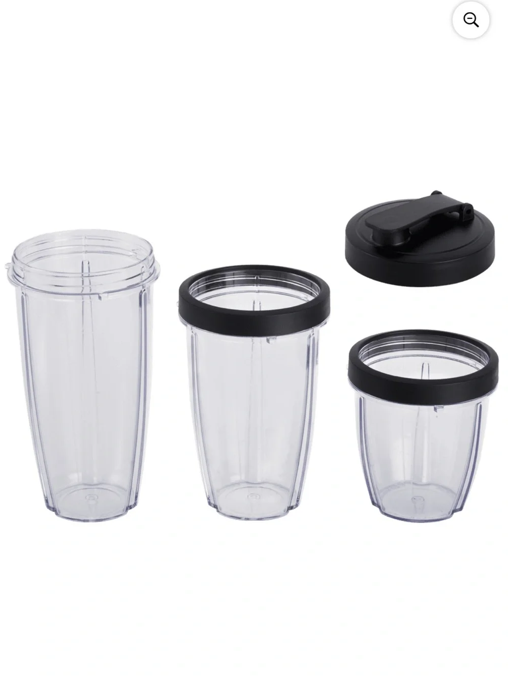 Black Personal Blender with Portable Cups - Home Kitchen